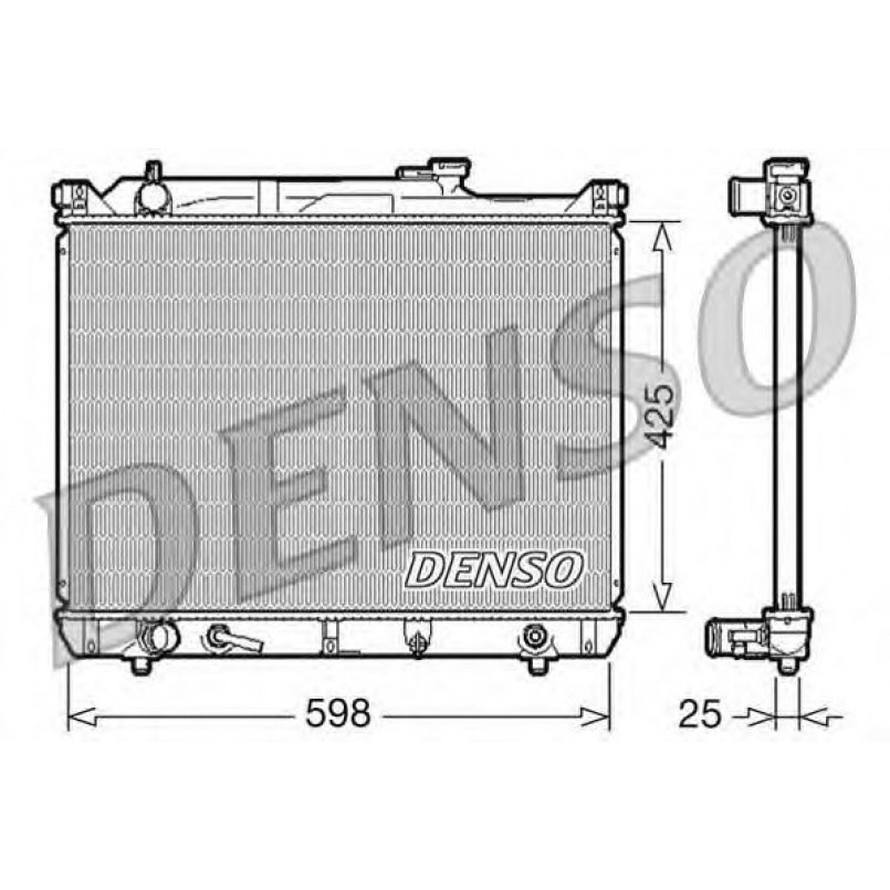 DRM47021  DENSO - Радіатор охолодження