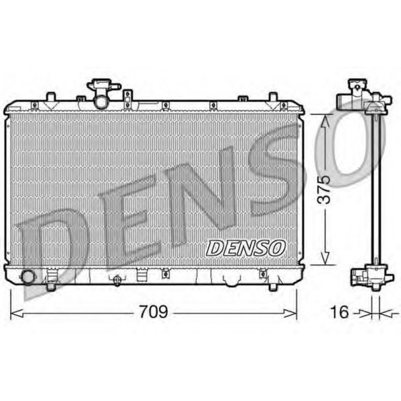 DRM47023  DENSO - Радіатор охолодження