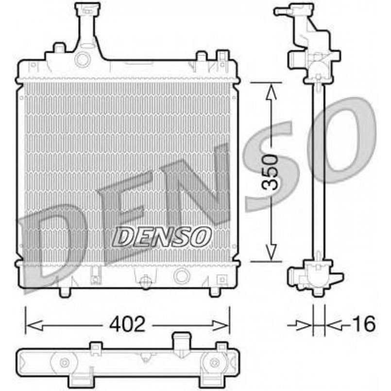 DRM47026  DENSO - Радіатор охолодження