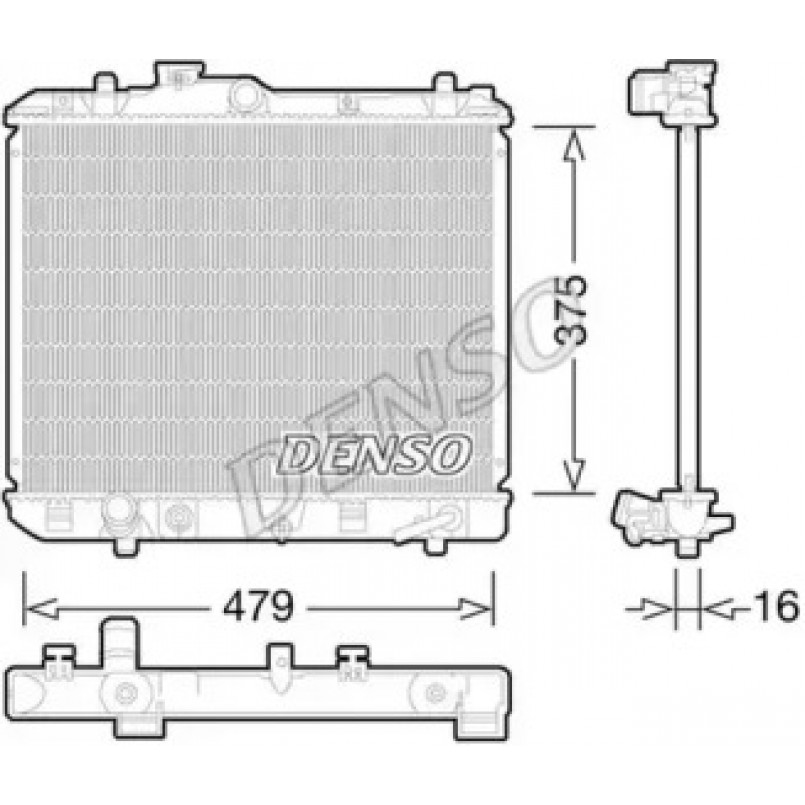 DRM47028  DENSO - Радіатор охолодження