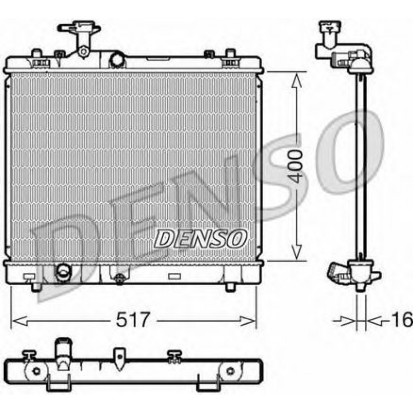 DRM47032  DENSO - Радіатор охолодження
