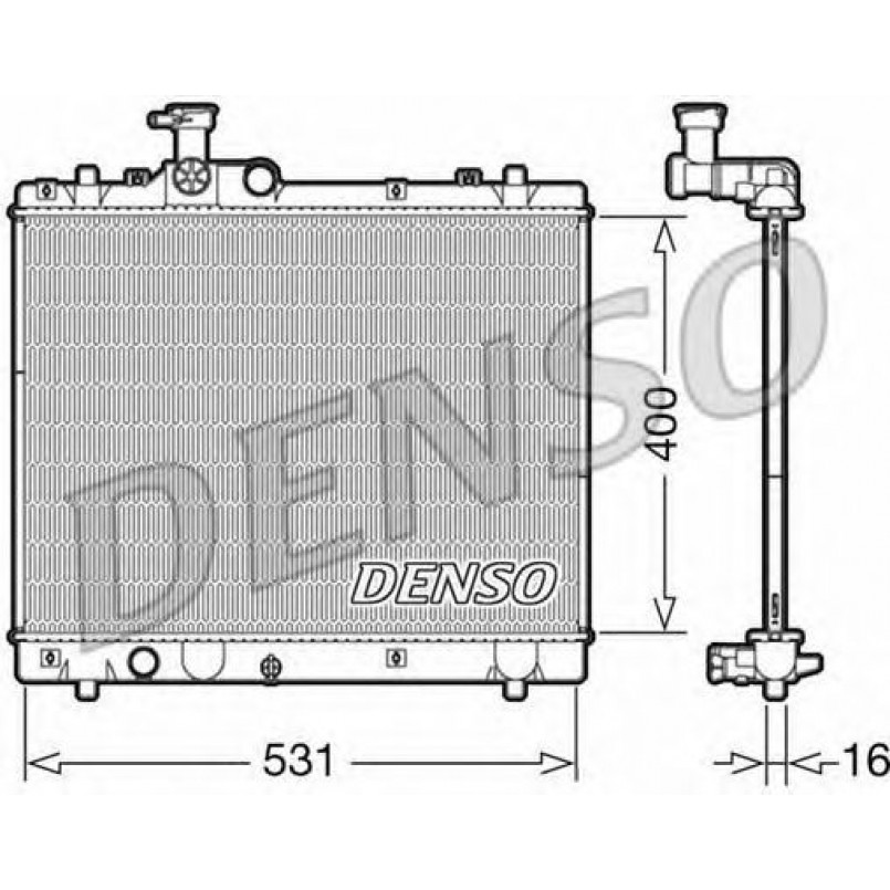 DRM47034  DENSO - Радіатор охолодження