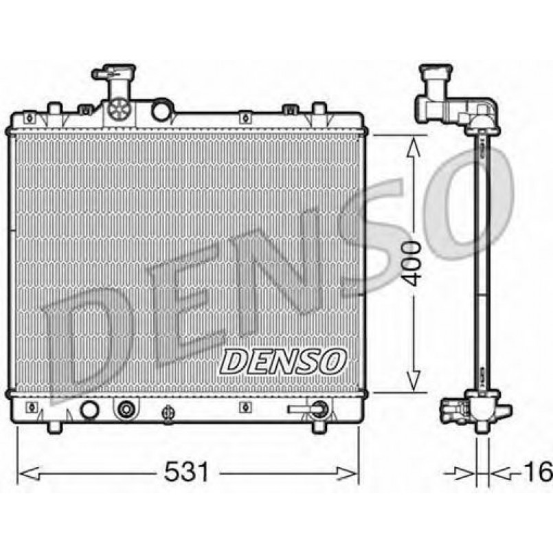 DRM47035  DENSO - Радіатор охолодження
