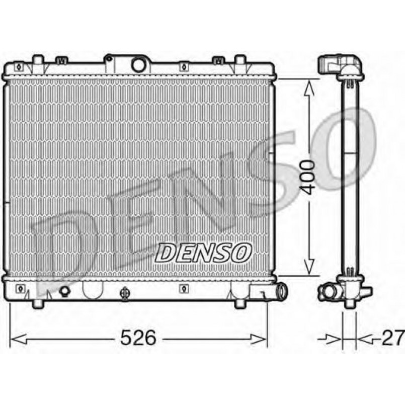 DRM47036  DENSO - Радіатор охолодження