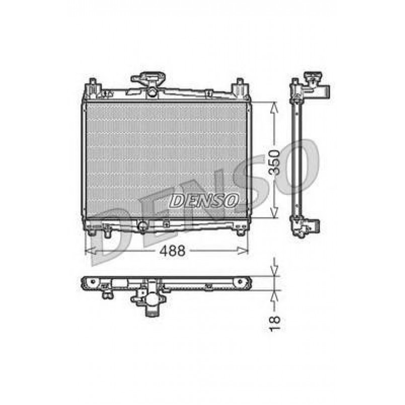 DRM50001  DENSO - Радіатор охолодження