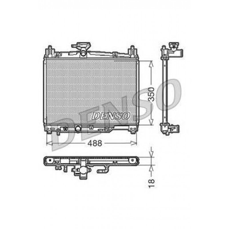 DRM50002  DENSO - Радіатор охолодження