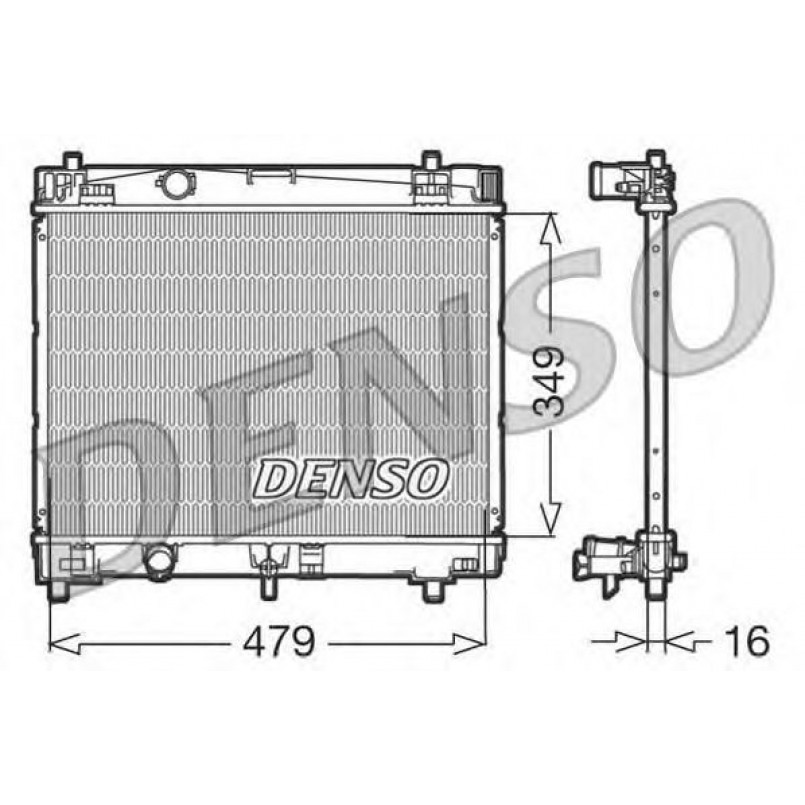 DRM50003  DENSO - Радіатор охолодження