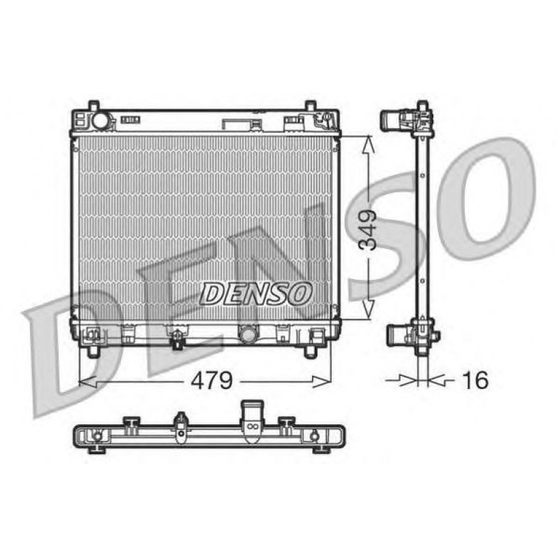 DRM50004  DENSO - Радіатор охолодження
