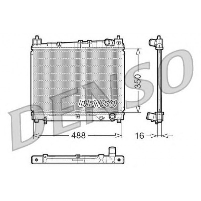 DRM50006  DENSO - Радіатор охолодження