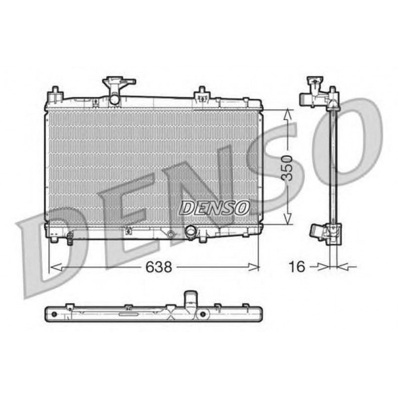 DRM50007  DENSO - Радіатор охолодження