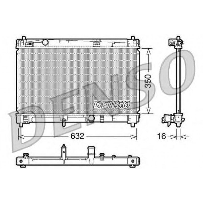 DRM50009  DENSO - Радіатор охолодження