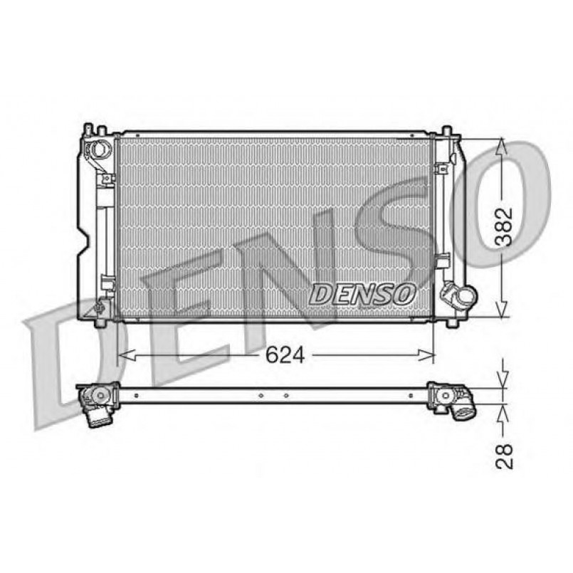 DRM50012  DENSO - Радіатор охолодження