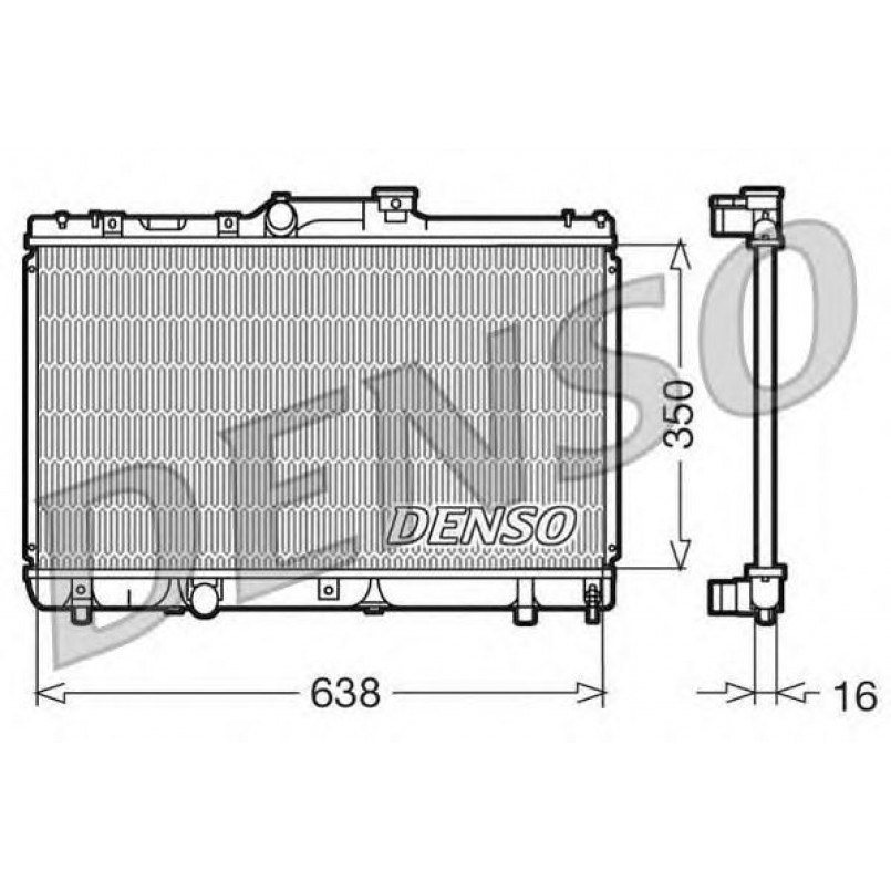 DRM50013  DENSO - Радіатор охолодження