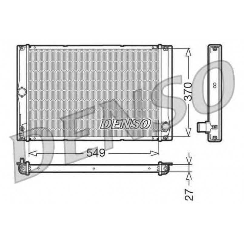 DRM50023  DENSO - Радіатор охолодження