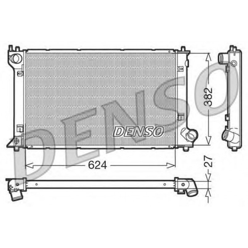 DRM50027  DENSO - Радіатор охолодження