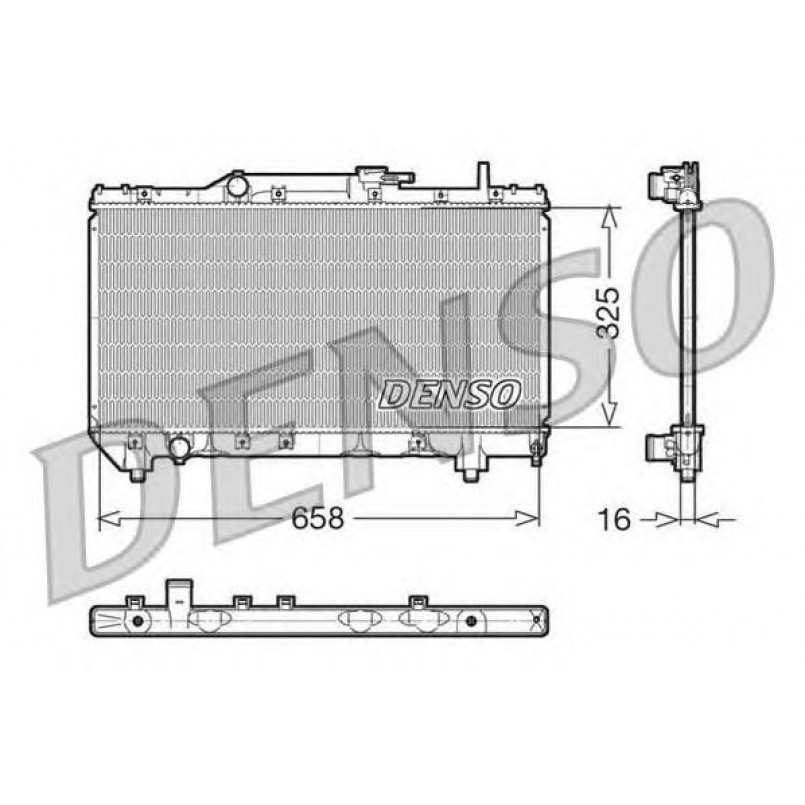 DRM50028  DENSO - Радіатор охолодження