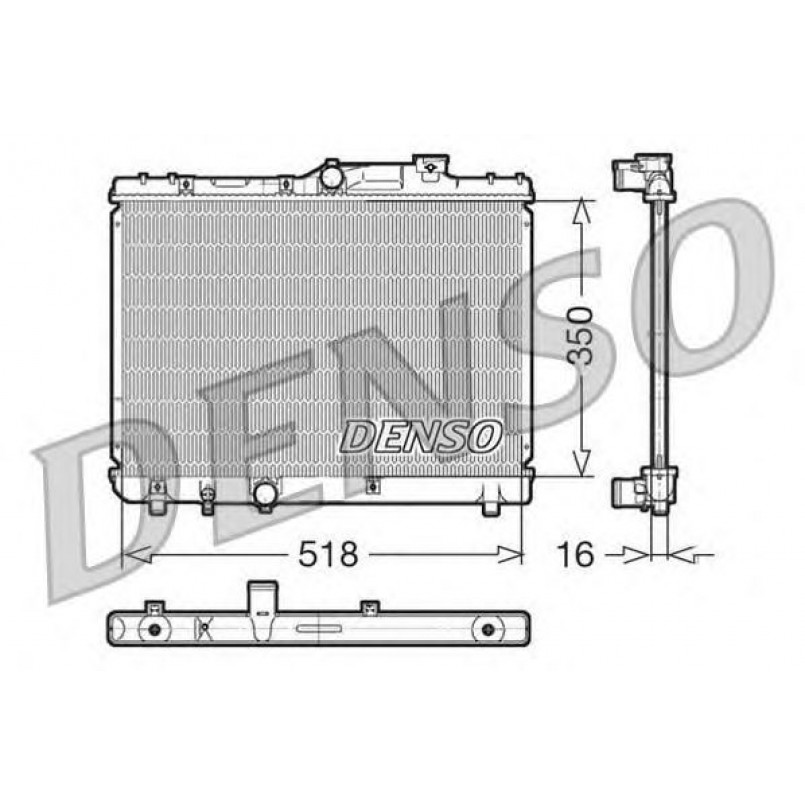 DRM50029  DENSO - Радіатор охолодження