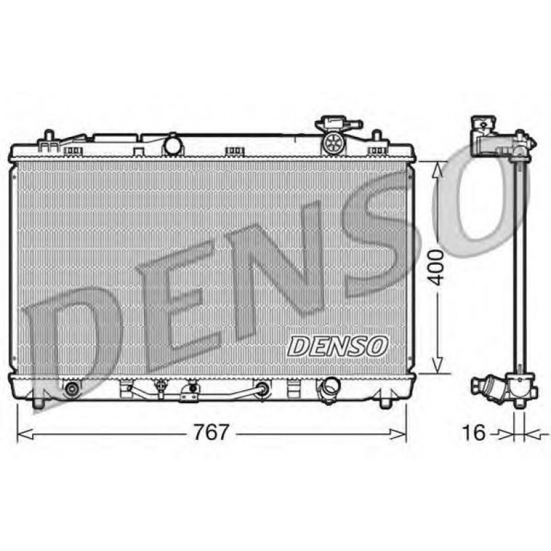 DRM50030  DENSO - Радіатор охолодження