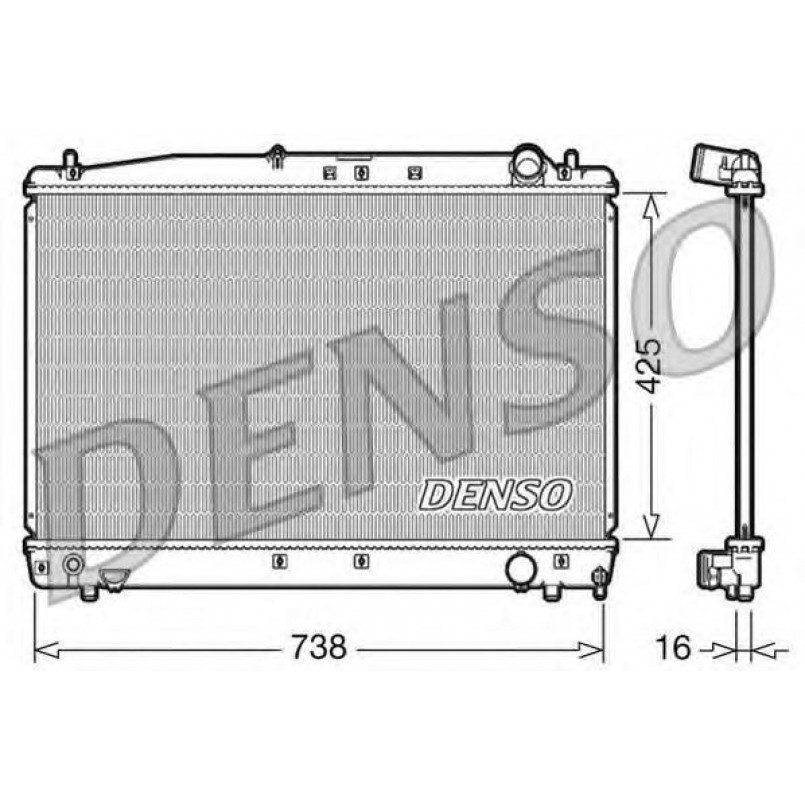 DRM50033  DENSO - Радіатор охолодження