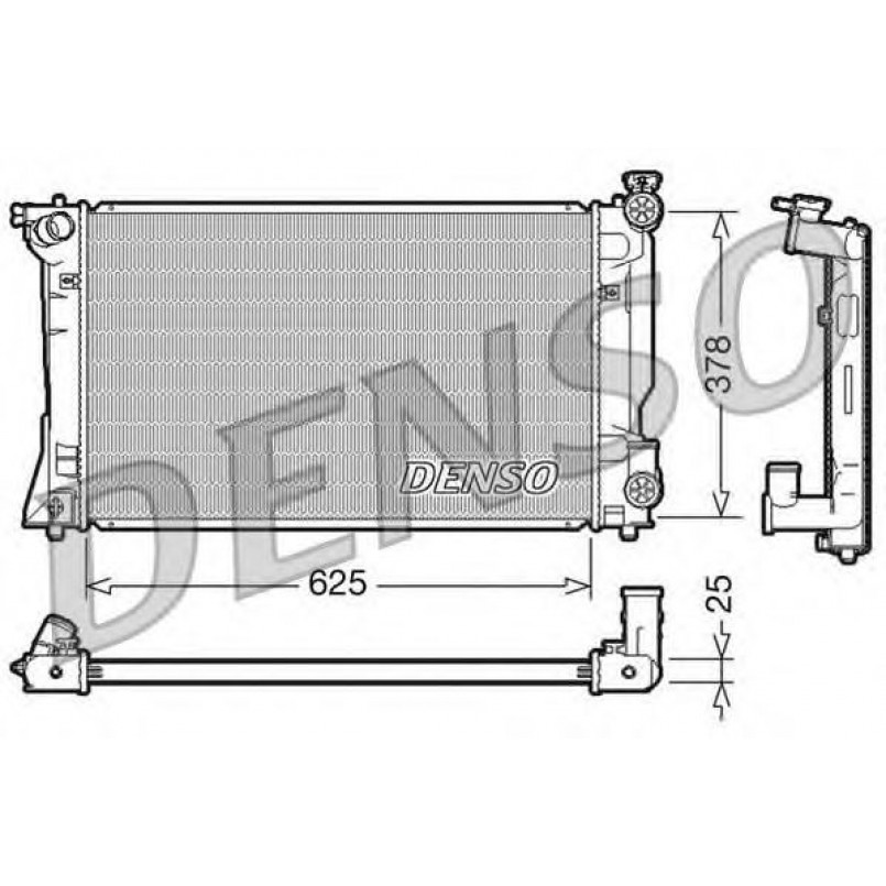 DRM50035  DENSO - Радіатор охолодження