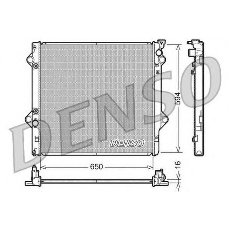 DRM50036  DENSO - Радіатор охолодження
