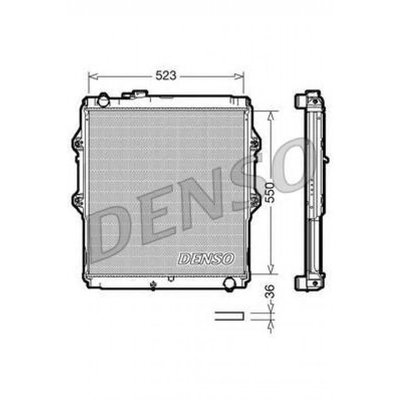DRM50037  DENSO - Радіатор охолодження