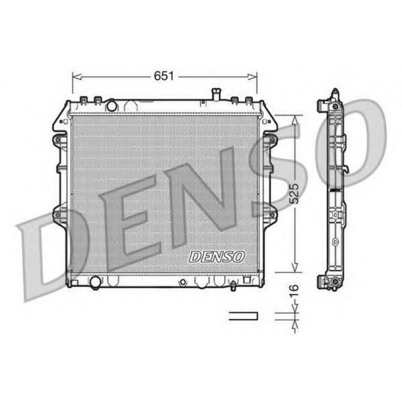 DRM50038  DENSO - Радіатор охолодження
