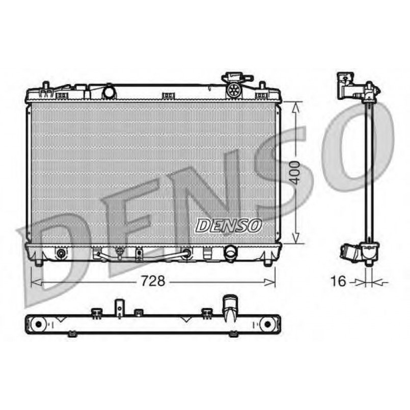 DRM50041  DENSO - Радіатор охолодження