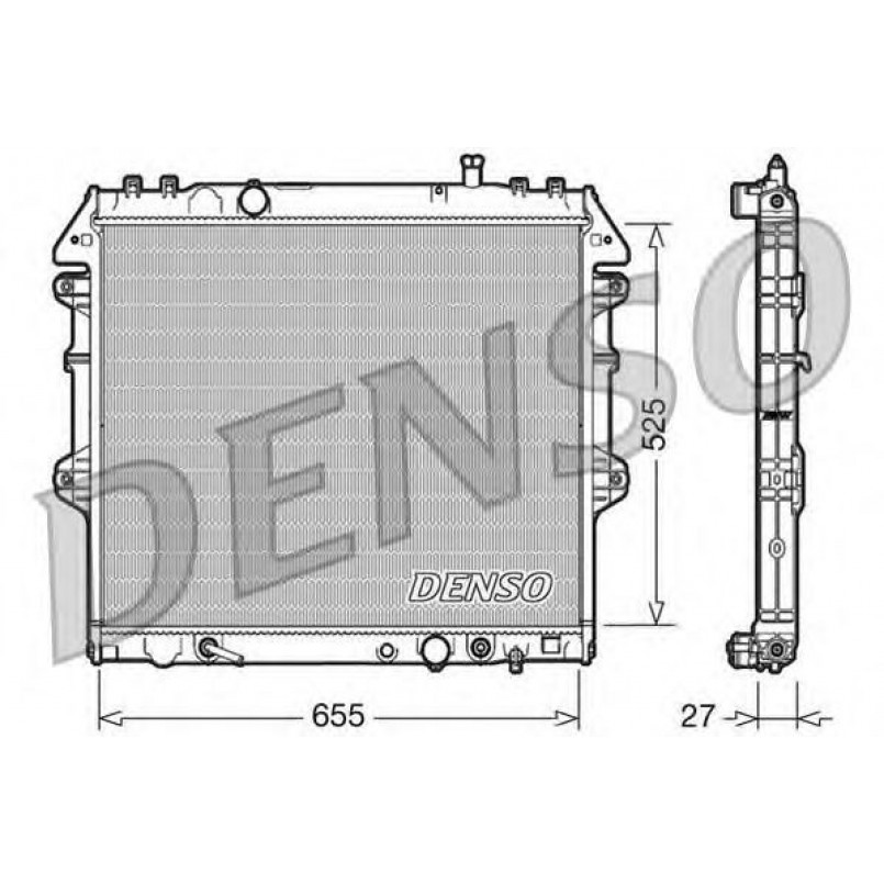DRM50045  DENSO - Радіатор охолодження