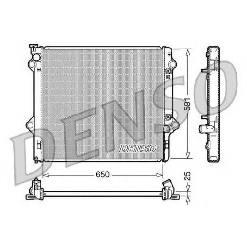 DRM50046  DENSO - Радіатор охолодження