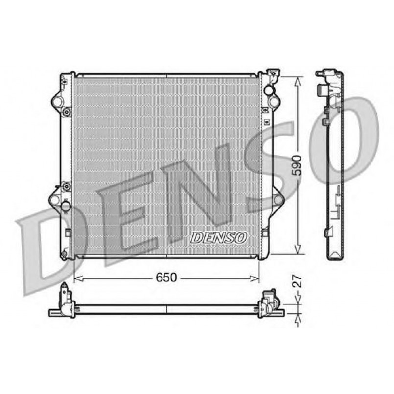 DRM50047  DENSO - Радіатор охолодження