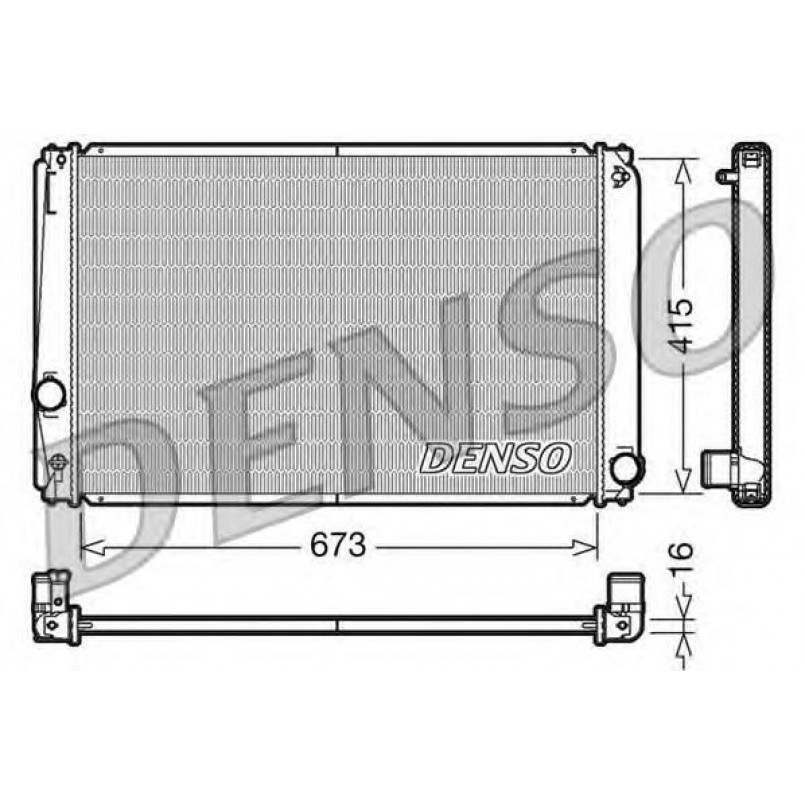 DRM50051  DENSO - Радіатор охолодження