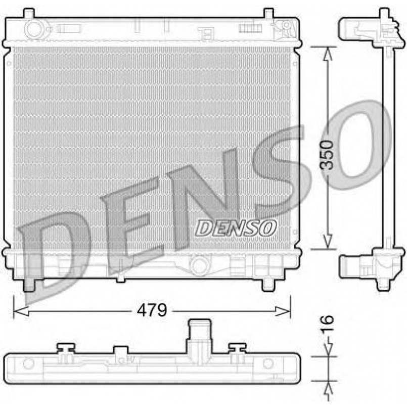 DRM50059  DENSO - Радіатор охолодження