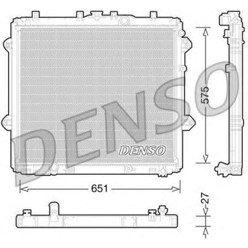 DRM50060  DENSO - Радіатор охолодження