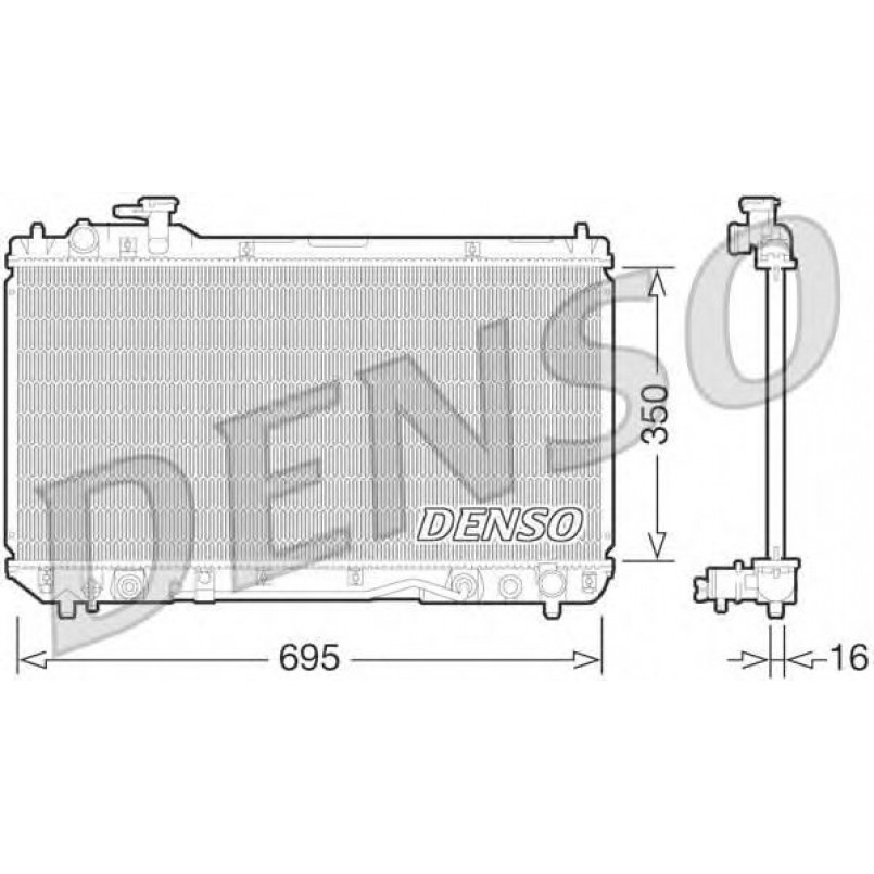 DRM50061  DENSO - Радіатор охолодження