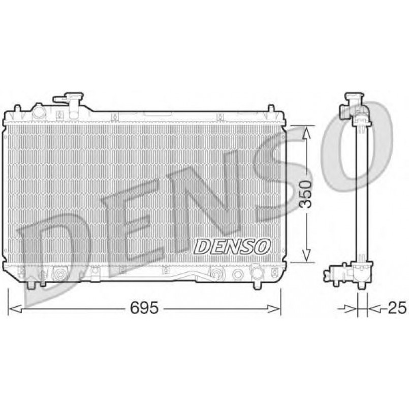 DRM50063  DENSO - Радіатор охолодження