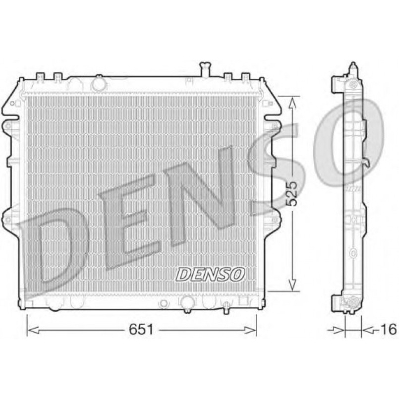DRM50069  DENSO - Радіатор охолодження