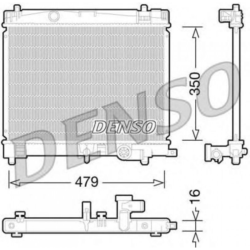 DRM50078  DENSO - Радіатор охолодження