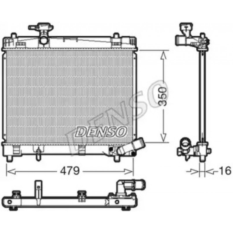 DRM50086  DENSO - Радіатор охолодження
