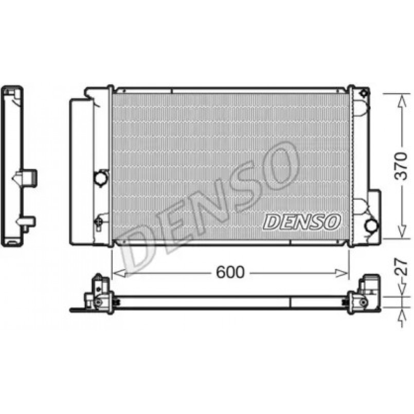 DRM50087  DENSO - Радіатор охолодження