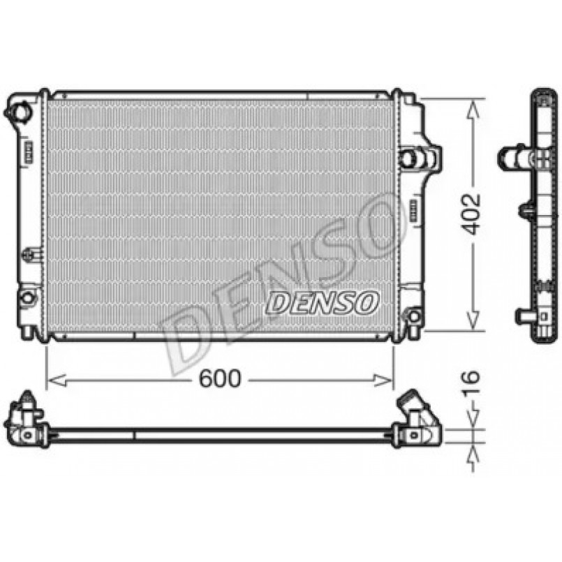 DRM50089  DENSO - Радіатор охолодження