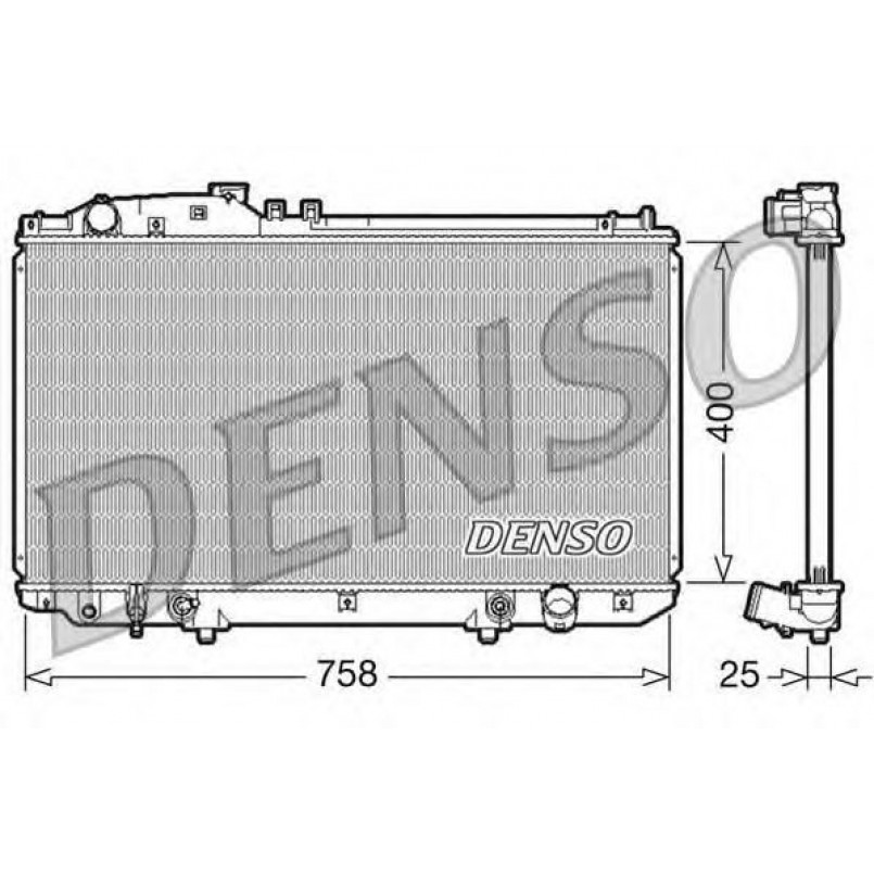 DRM51006  DENSO - Радіатор охолодження