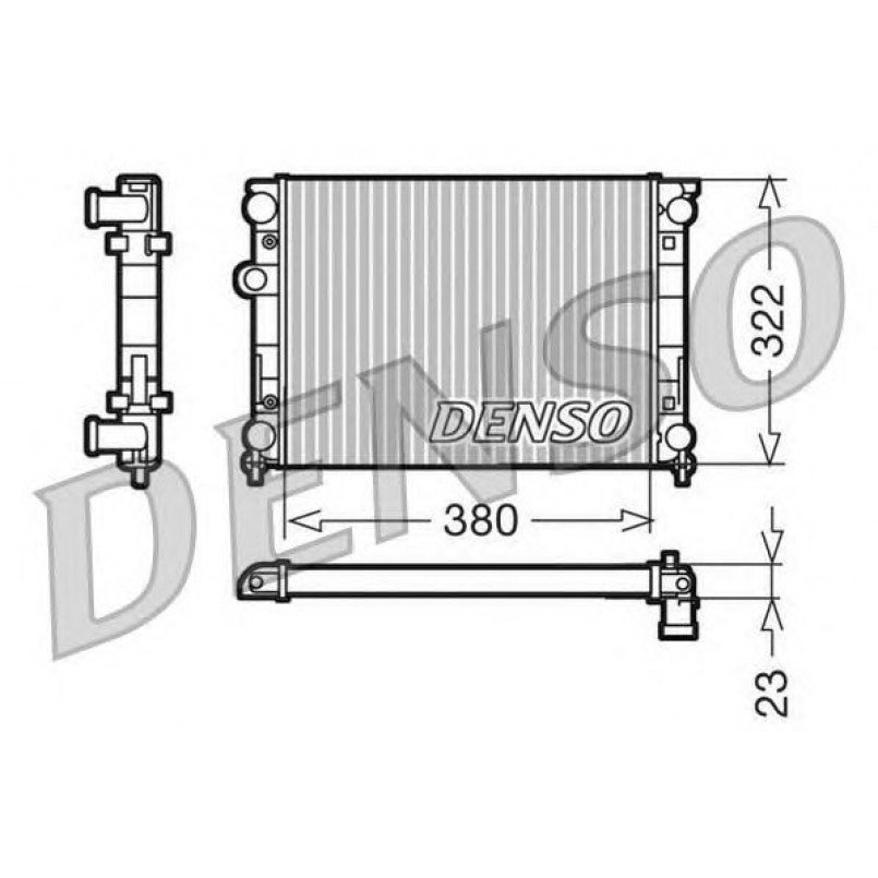 DRM99001  DENSO - Радіатор охолодження