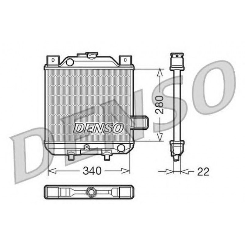 DRM99006  DENSO - Радіатор охолодження