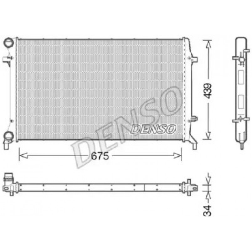 DRM02027  DENSO - Радіатор охолодження