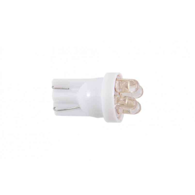 LED 12V T10 W2.1x9.5d 4leds white 1шт. (10шт.) Поліетилен уп.