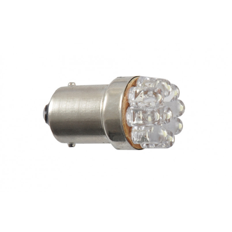 LED 24V G18.5 BA15s 9leds white 1шт. (10шт.) Поліетилен уп.
