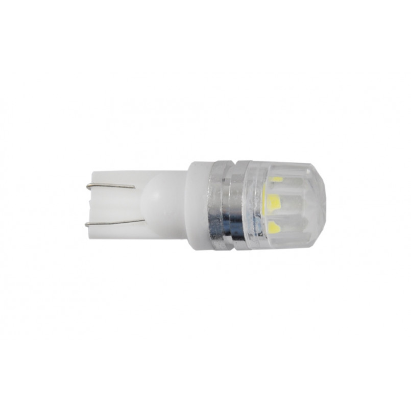 LED 12V T10 W2.1x9.5d 2led 5630 white 10шт. Поліетилен уп.