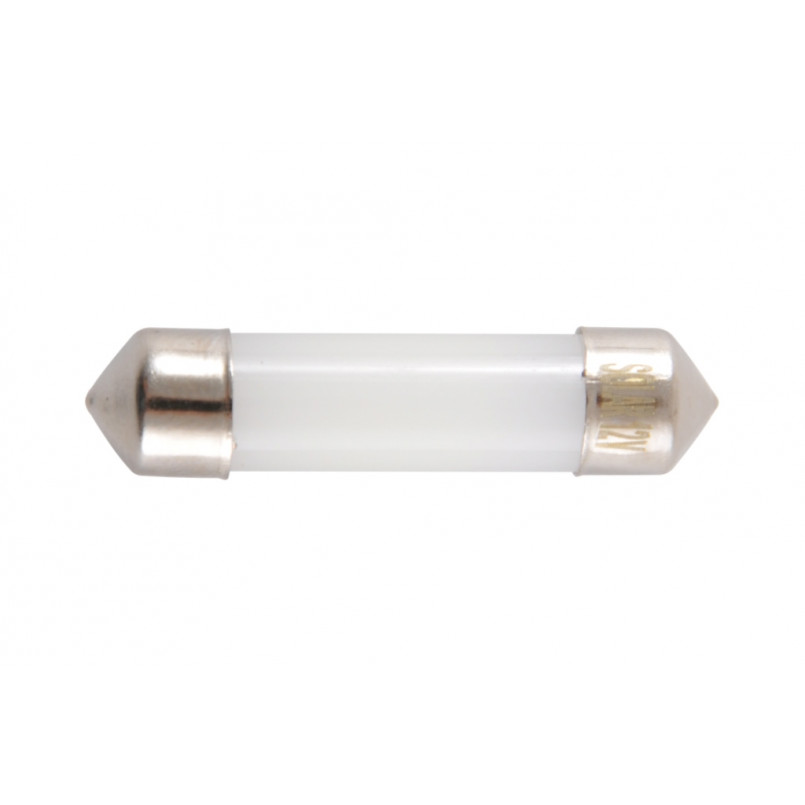 LED 12V SV8.5 T11x36 1COB 1W white 1 leds 10шт. Поліетилен уп