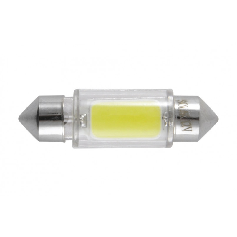 LED 12V SV8.5 T11x36 COB-3SMD white  10шт. Поліетилен уп
